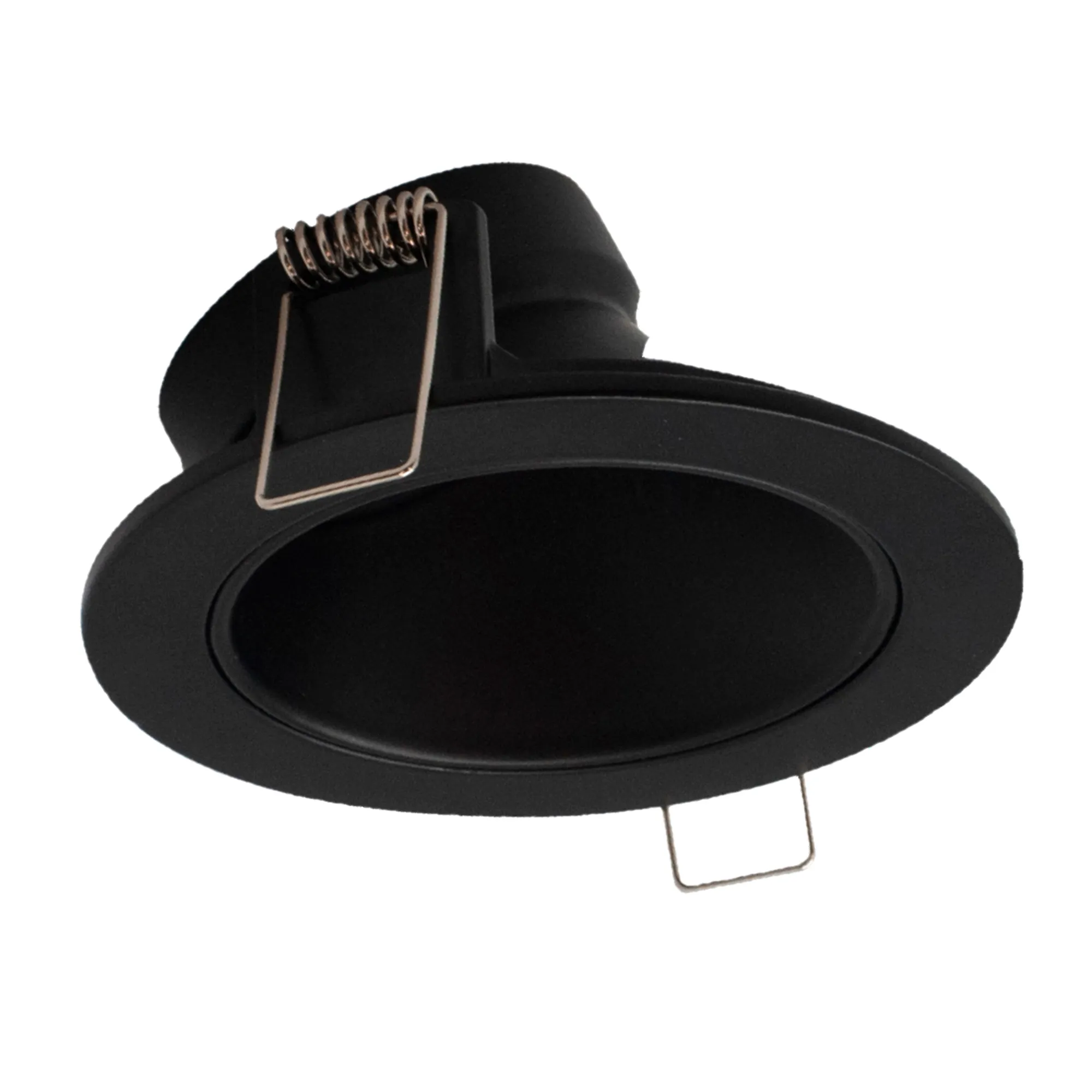 M6901  Brandon Recessed Downlight Round 1 Light Matt Black